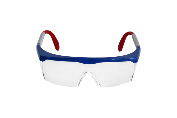 Lentes Vistron: Mica clara y antiempañante, marco tricolor - Imagen 2