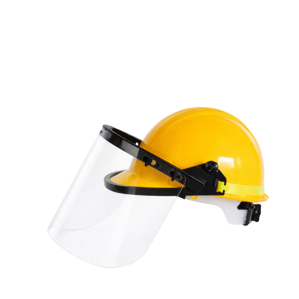Protector facial con adaptador para casco - Imagen 2