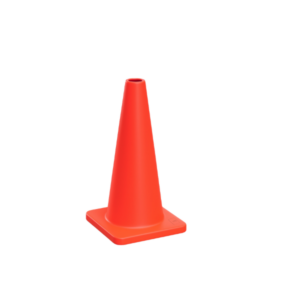 Cono base naranja 45cm