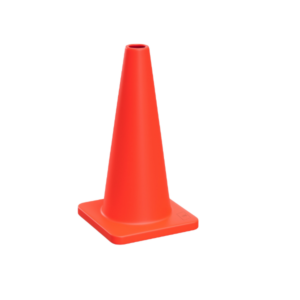 Cono base naranja 71cm