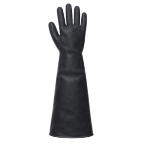 Guante de látex negro industrial