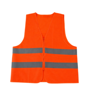 Chaleco de poliéster de alta visibilidad