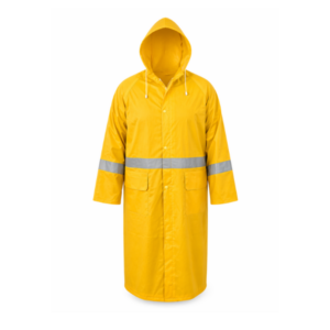 Impermeable gabardina con reflejante